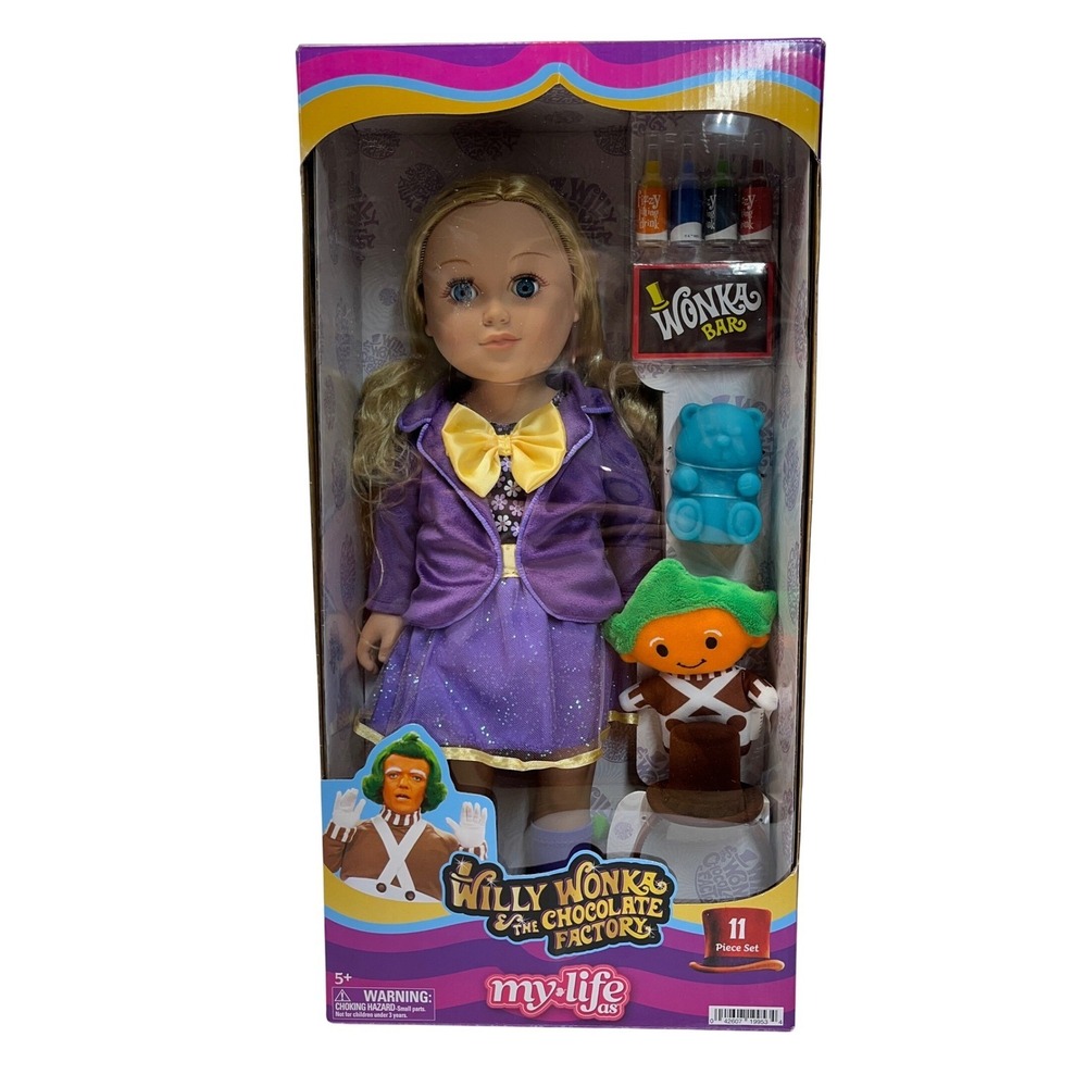 My Life As WILLY WONKA & THE CHOCOLATE‎ FACTORY Blonde Hair 18" Doll New